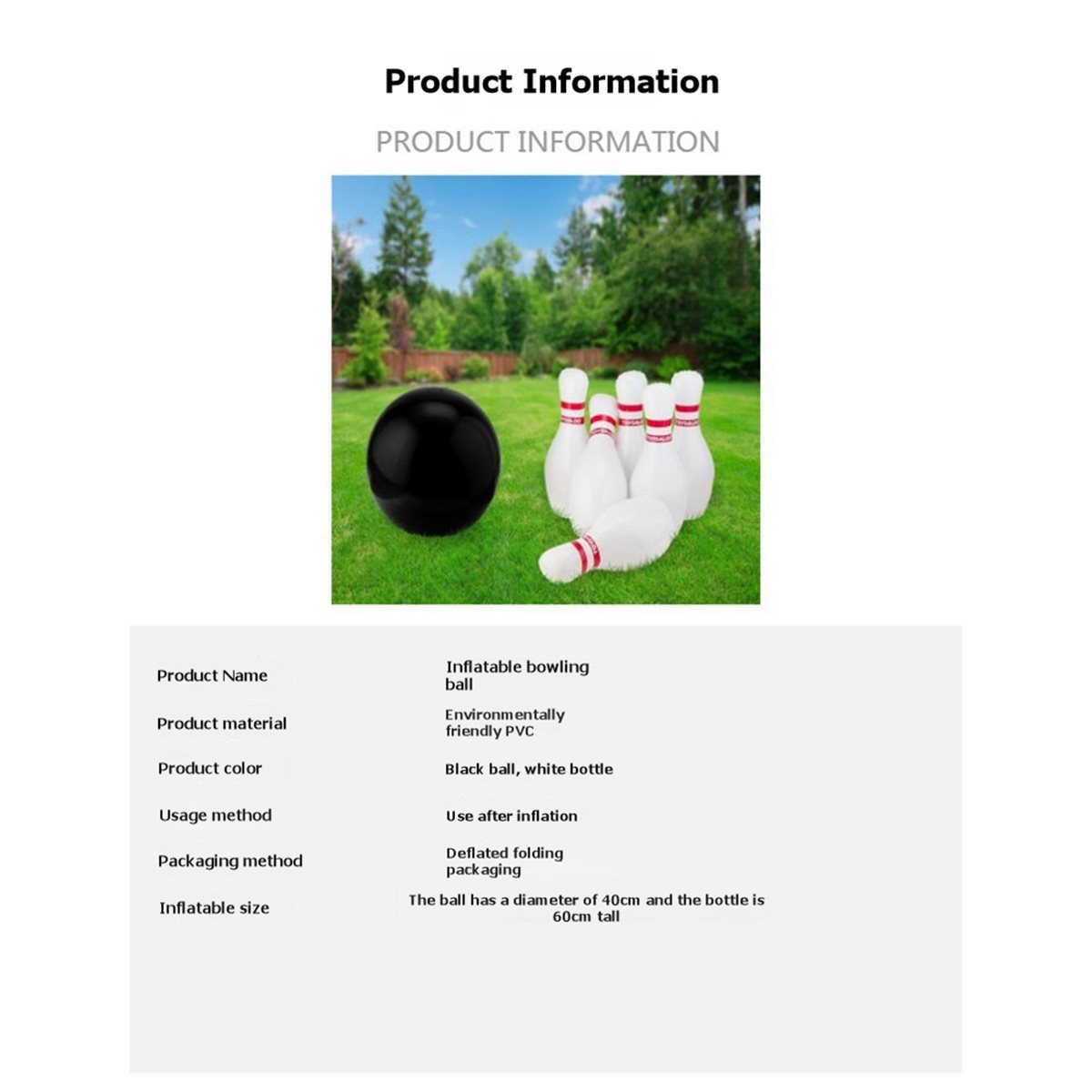 THANKYOU 1 Set Giant Inflatabl - Kids Yard Toys recension och pris