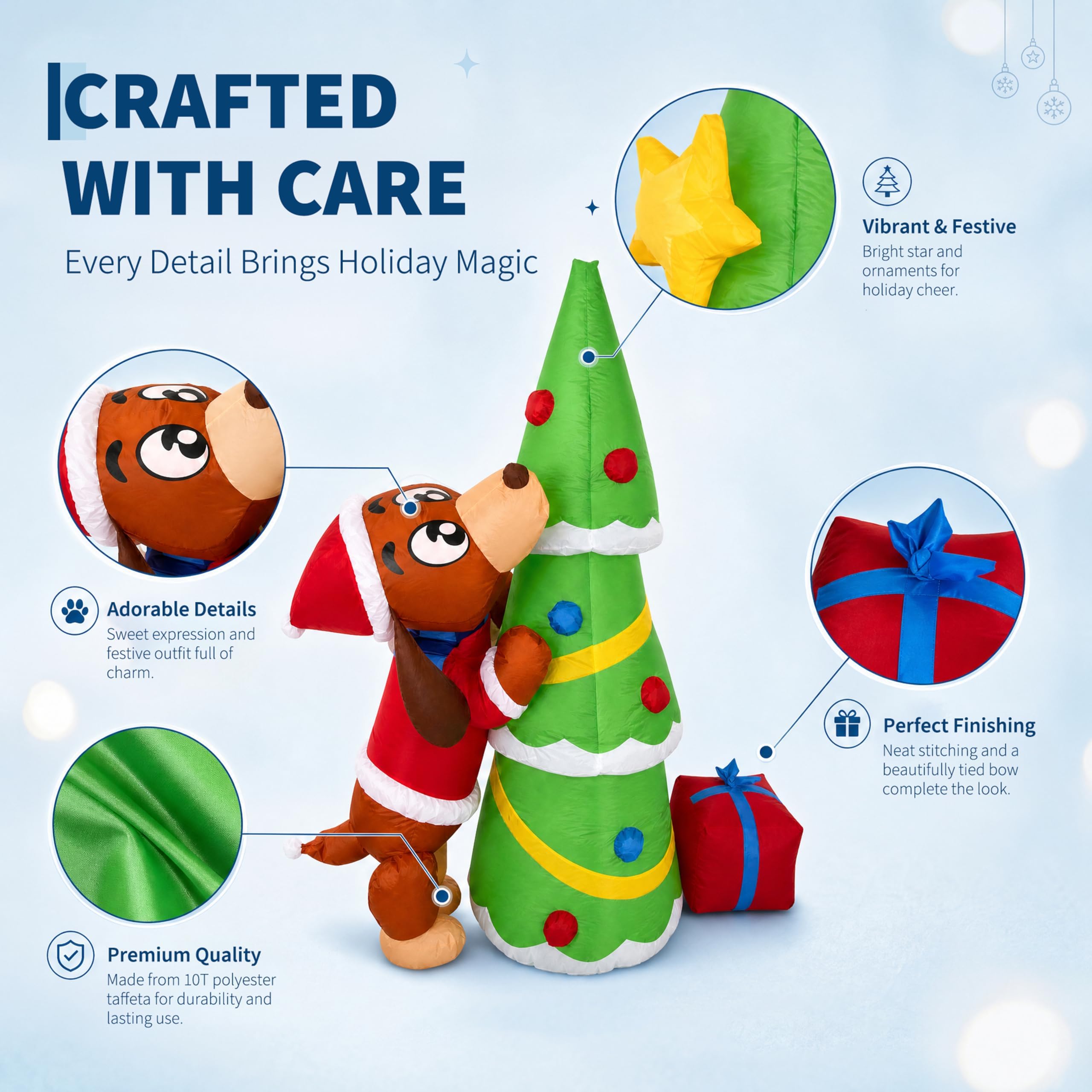 7ft 210cm Giant Inflatable Chr - Kids Yard Toys recension och pris