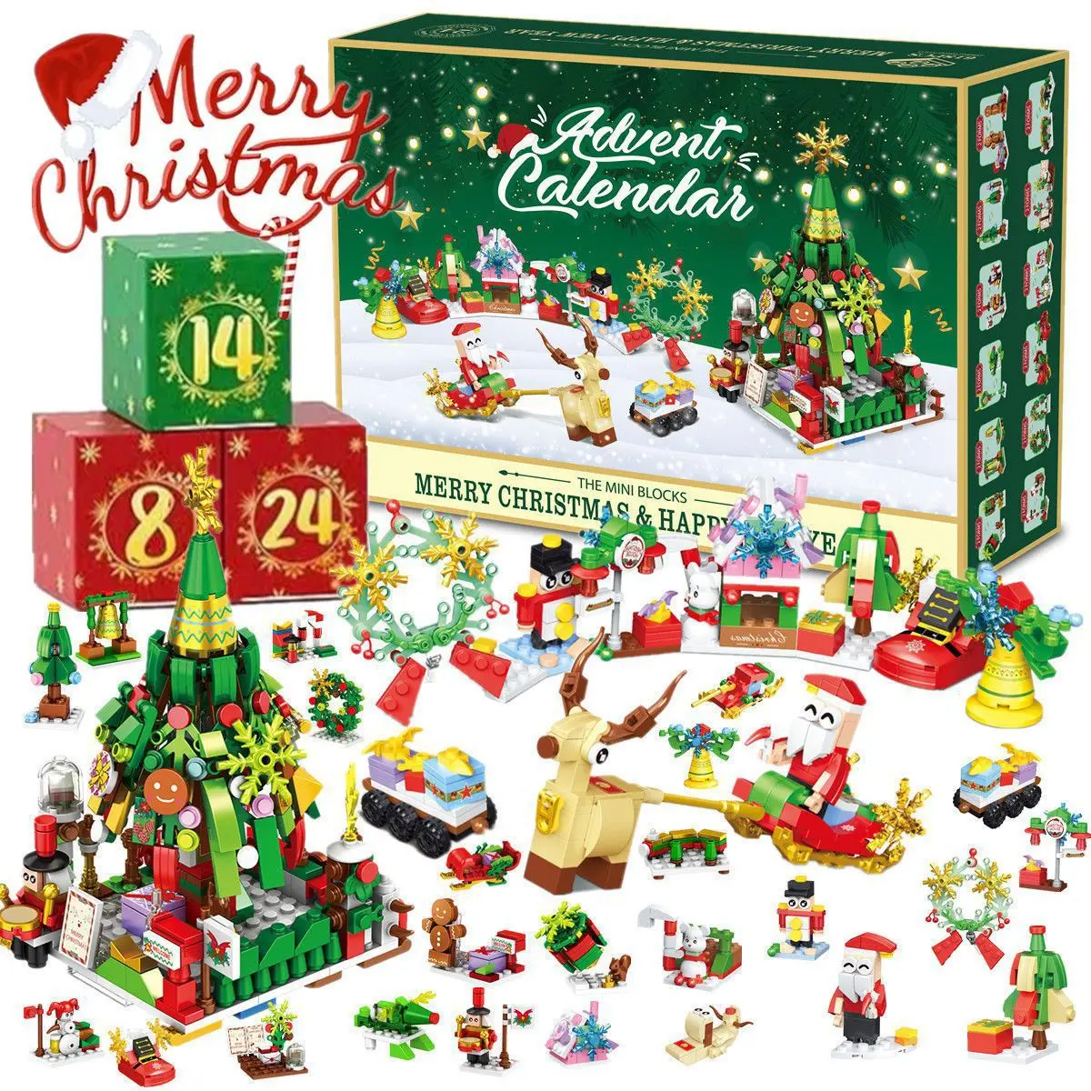 New 24Years Christmas building - Kids Toys Xmas recension och pris